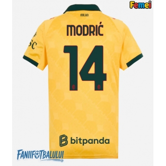 AC Milan Luka Modric #14 Tricou Fotbal Replică 2025-26 Femei Treilea